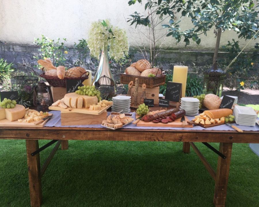 Mesas de quesos y entrepanes